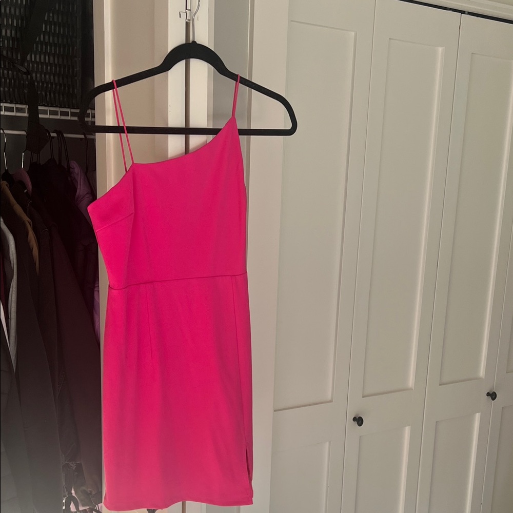 Lulu's Hot Pink Mini Dress